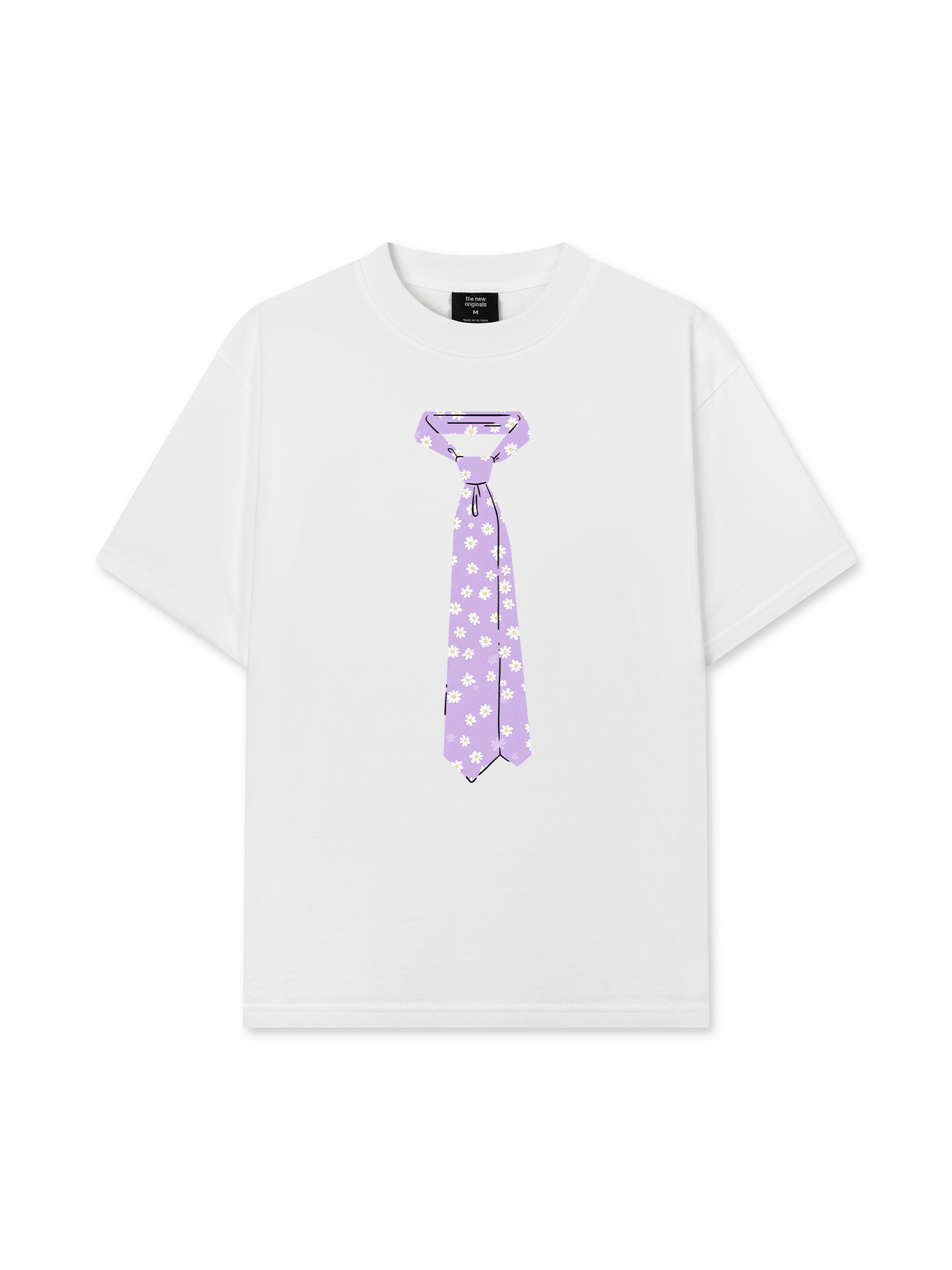 Áo Thun Relaxed Fit Daily Cuties Purple Tie