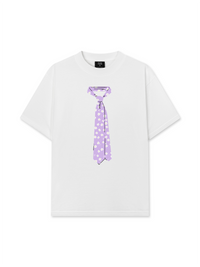 Áo Thun Relaxed Fit Daily Cuties Purple Tie