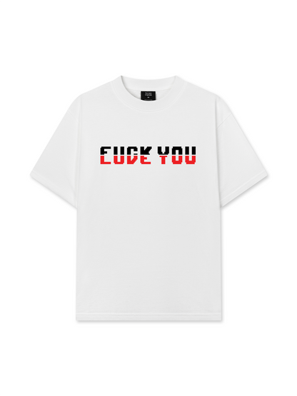 Áo Thun Relaxed Fit Pixel Universe Fuck You Love You