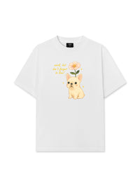 Áo Thun Relaxed Fit  Work & Live Dog