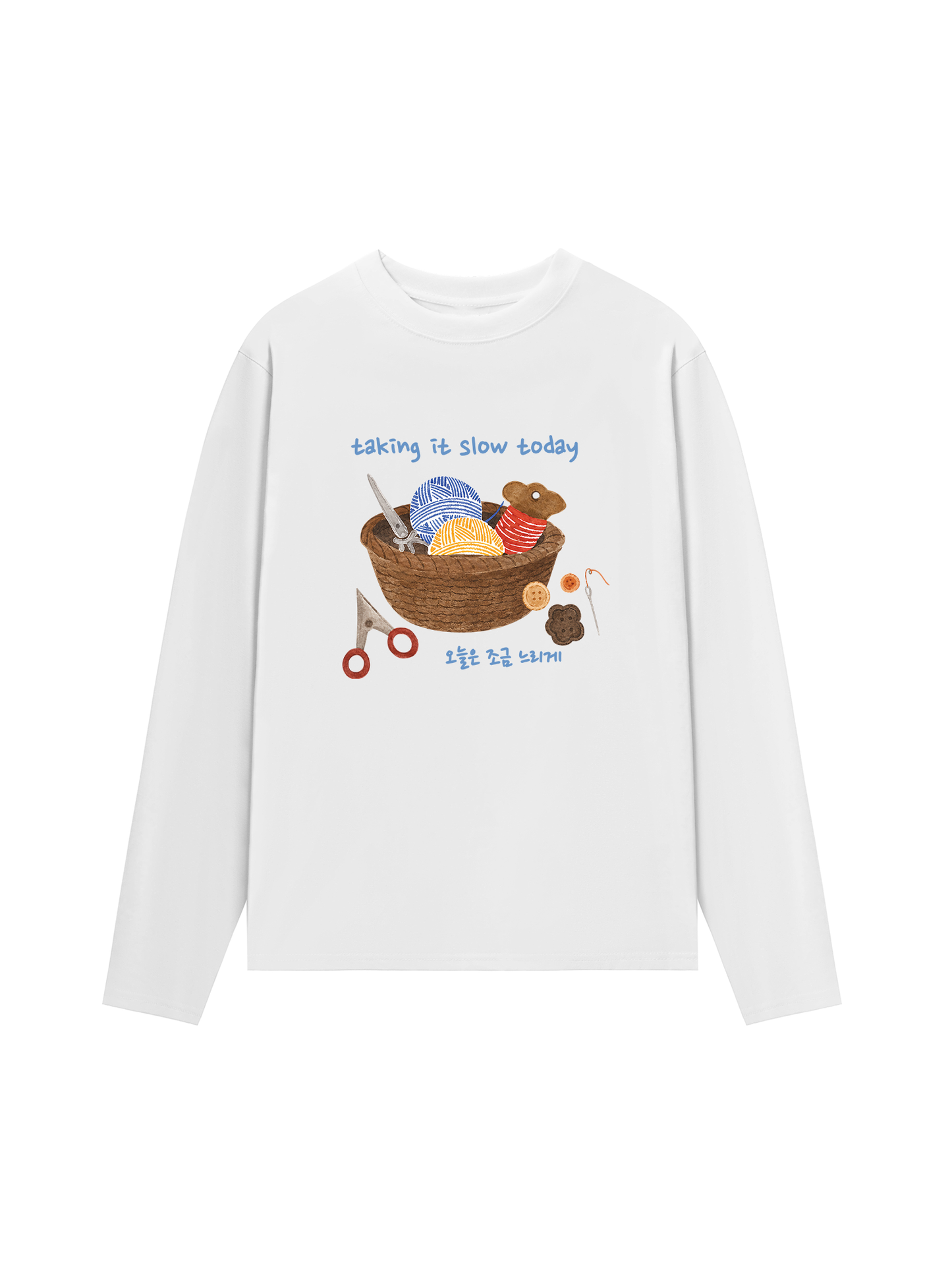 Áo Thun Dài Tay Taking It Slow Today