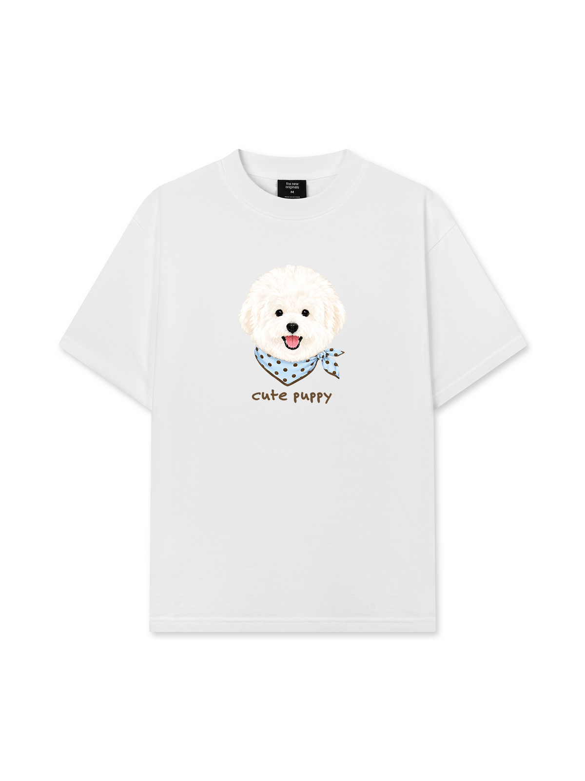Áo Thun Relaxed Fit Cute Puppy