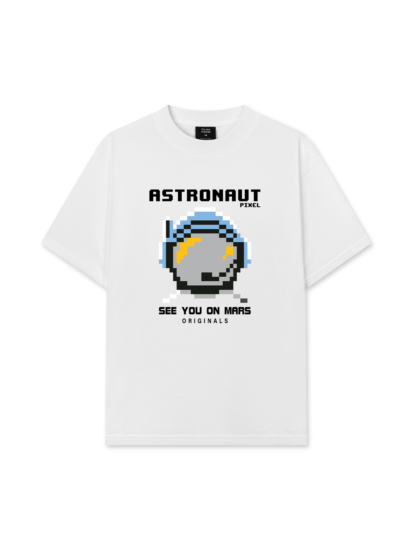 Áo Thun Relaxed Fit Pixel Universe Astronaut