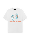 Áo Thun Relaxed Fit Summer Vibes Let's Go To The Beach