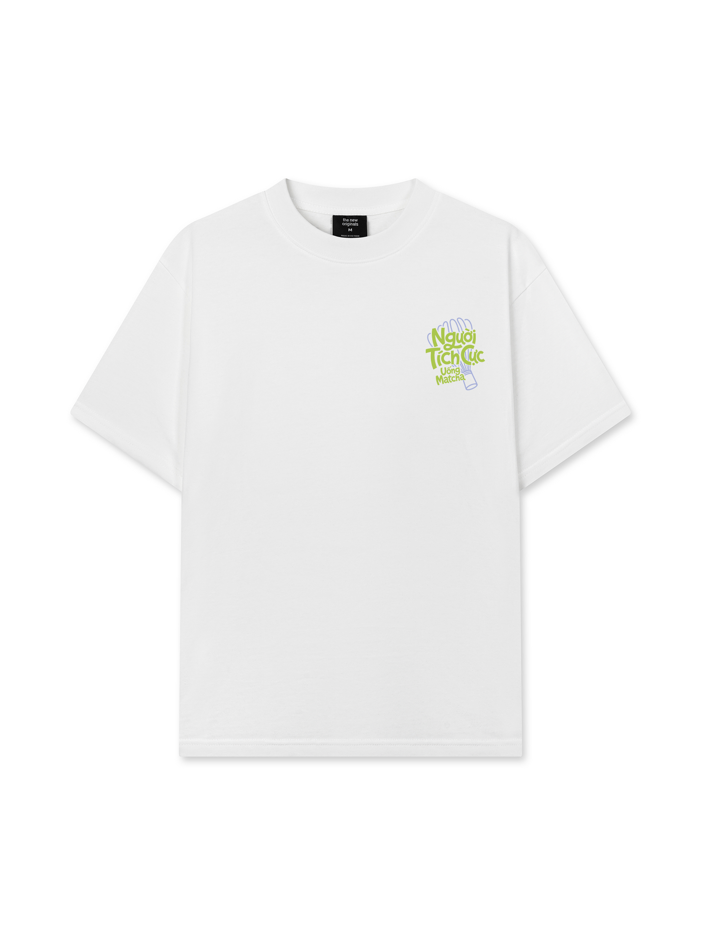 Áo Thun Relaxed Fit Người Tích Cực Uống Matcha
