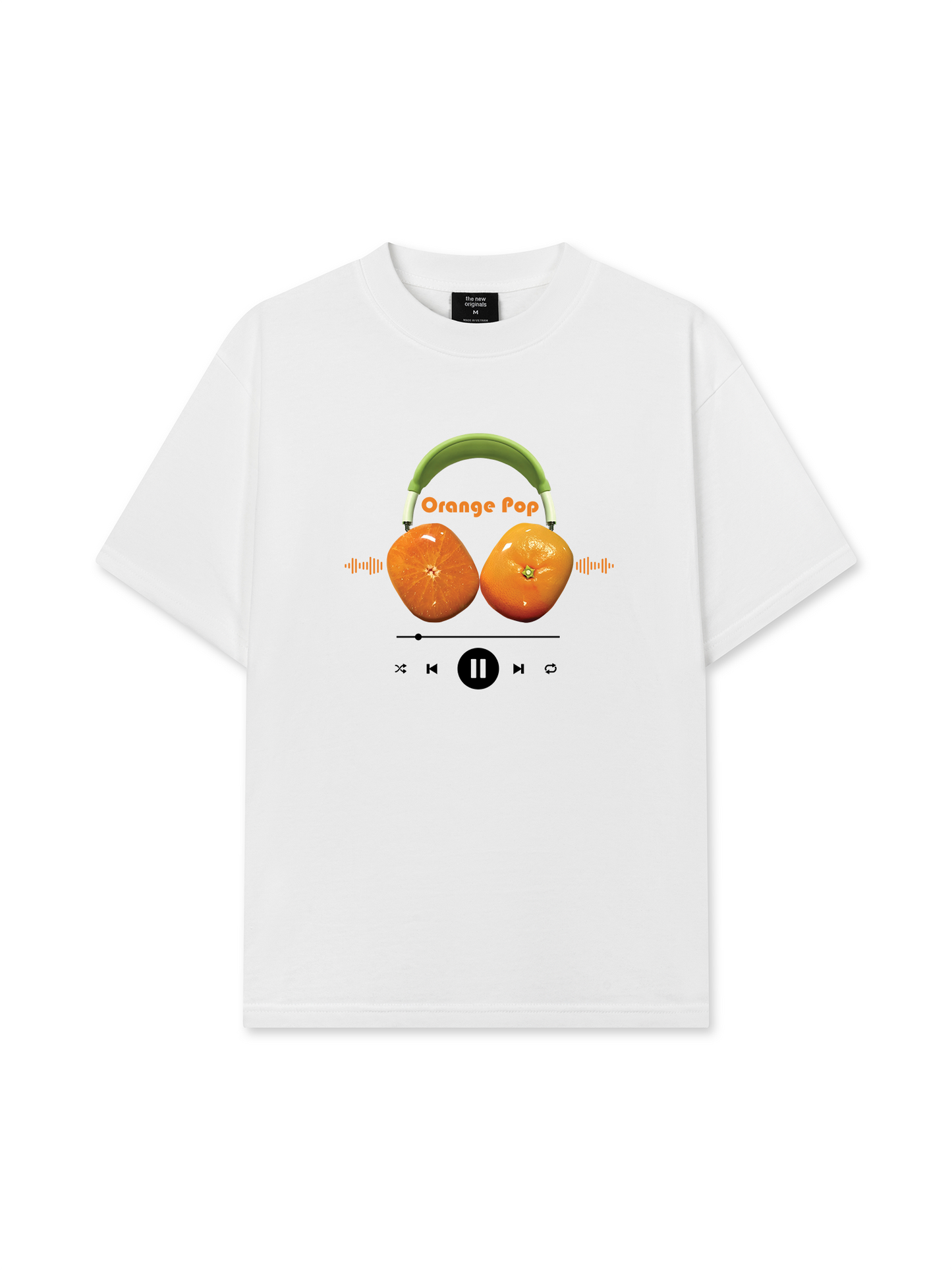 Áo Thun Relaxed Fit Summer Vibes Orange