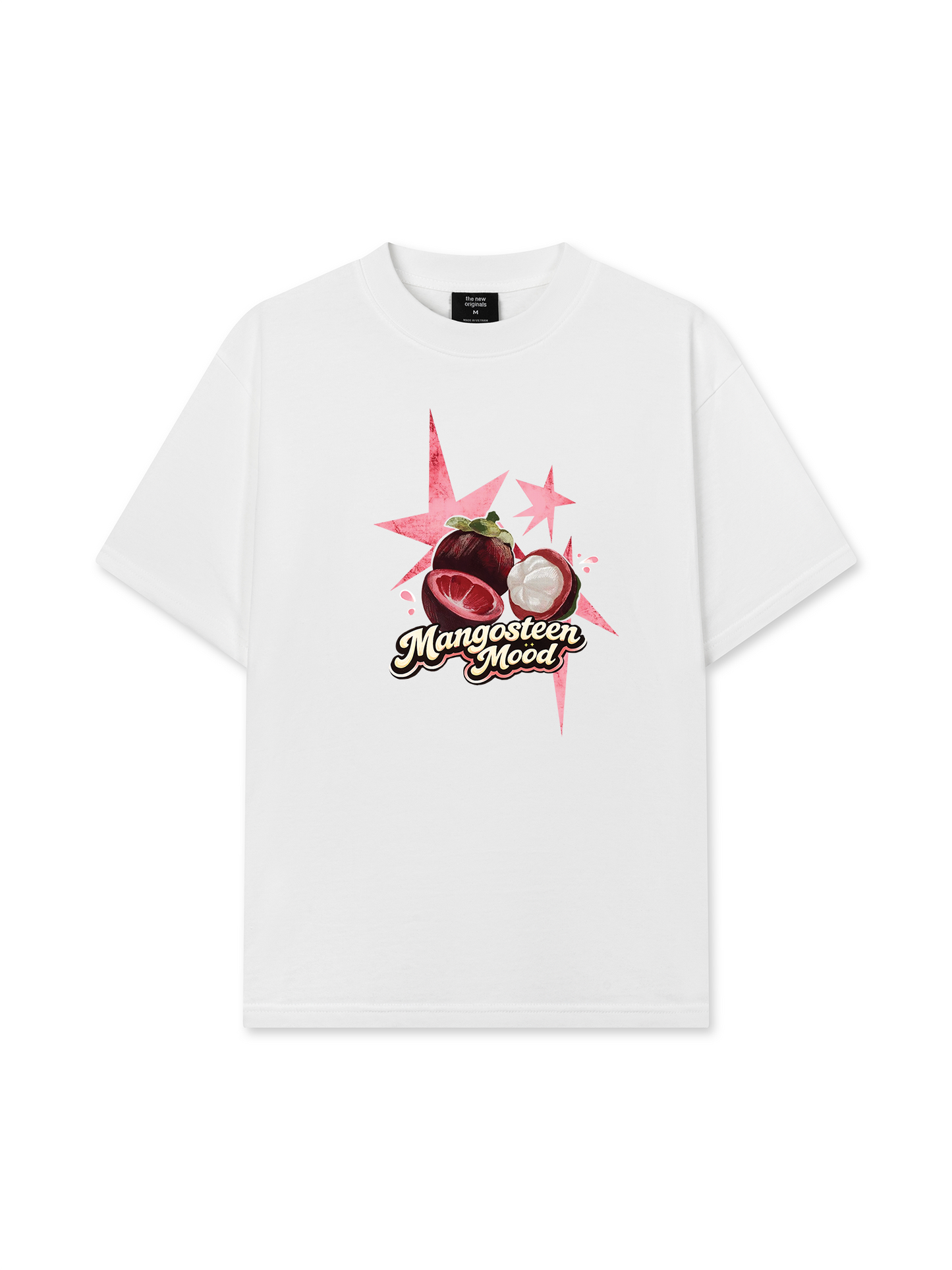 Áo Thun Relaxed Fit Summer Vibes Mangosteen Mood
