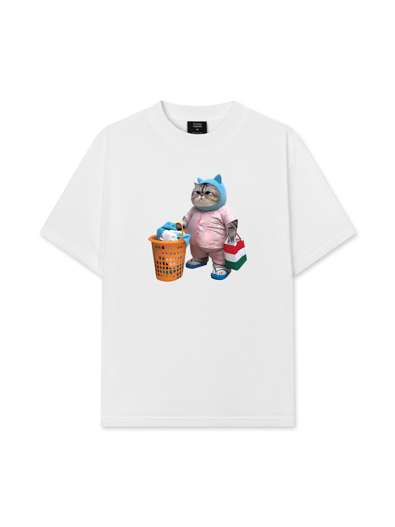 Áo Thun Relaxed Fit Animal Mood Mommy Meow