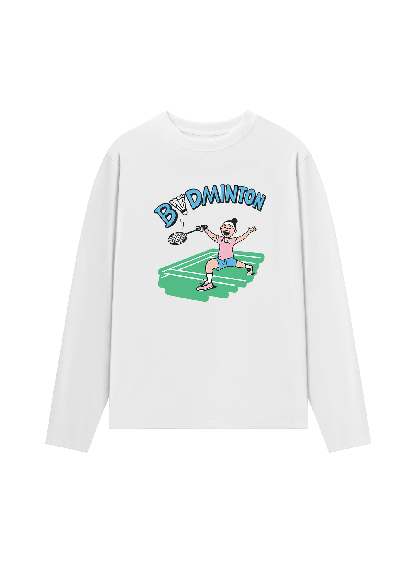 Áo Thun Dài Tay Badminton