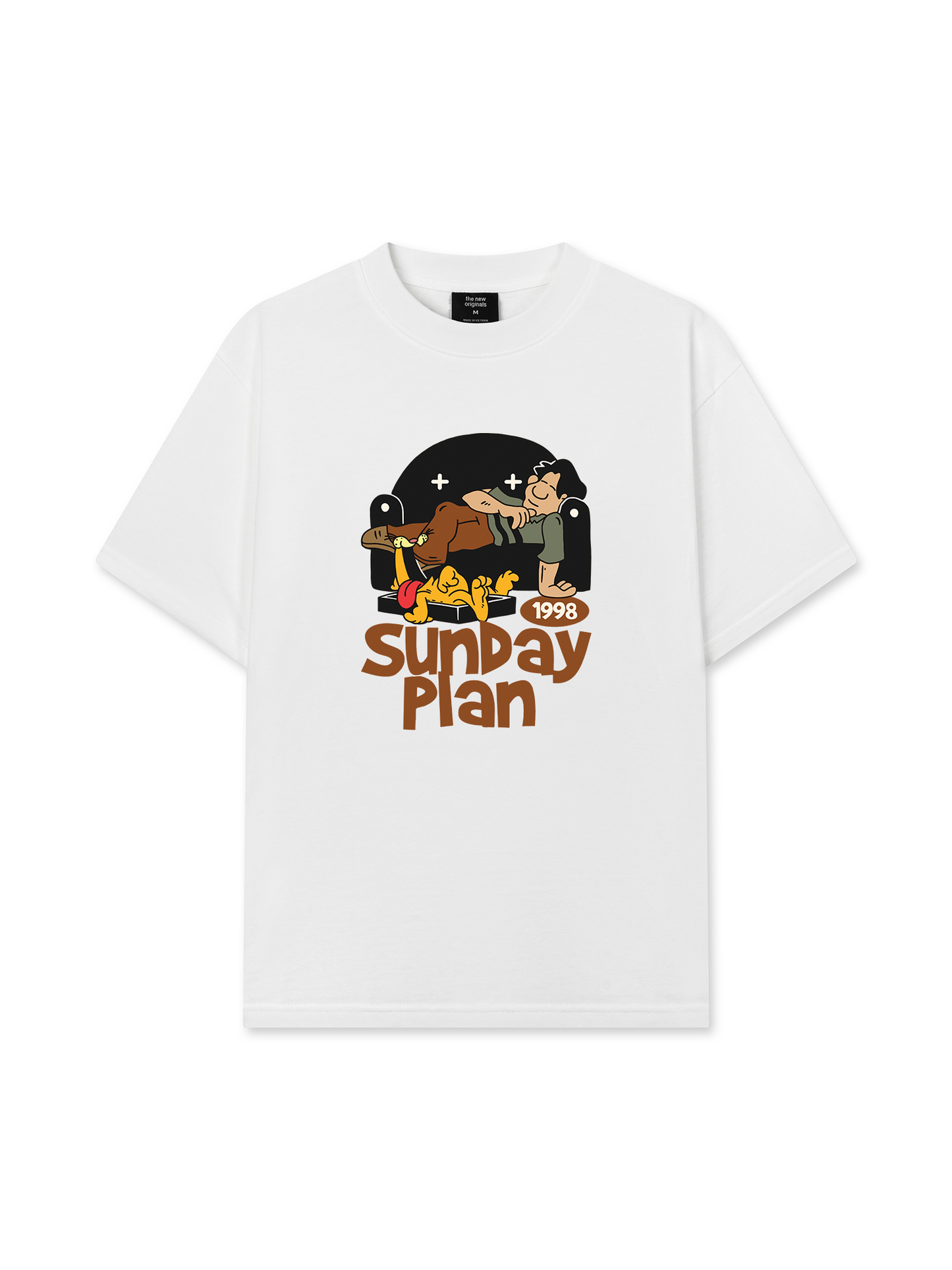 Áo Thun Relaxed Fit Weekend Sunday Plan