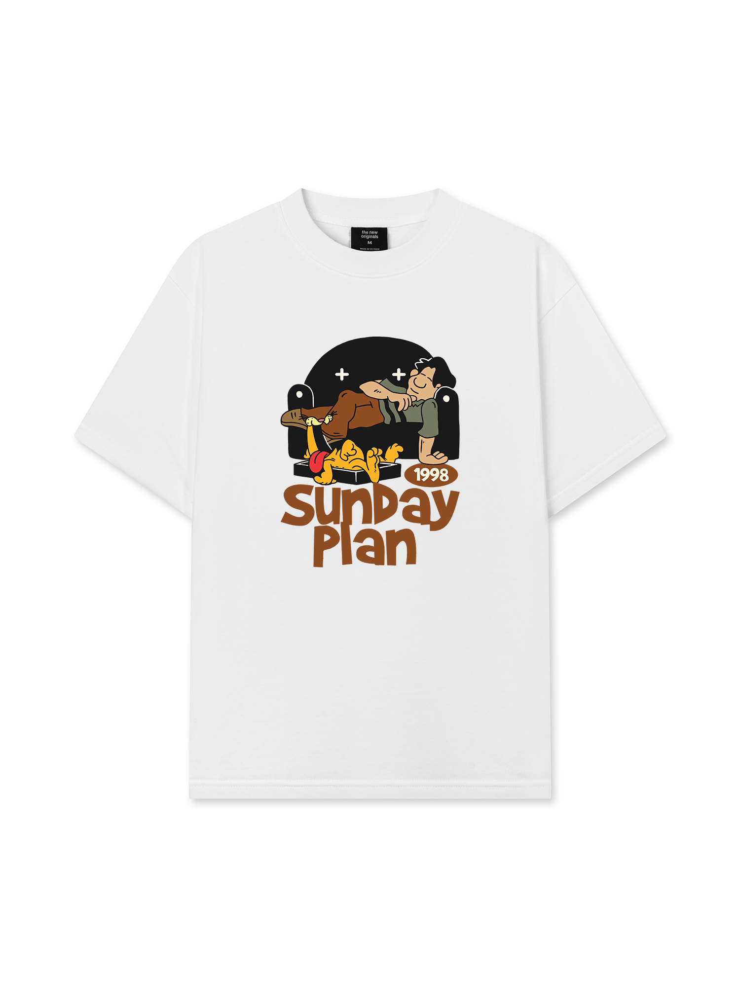 Áo Thun Relaxed Fit Weekend Sunday Plan