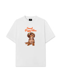 Áo Thun Relaxed Fit  Sweet Puppy Vibe