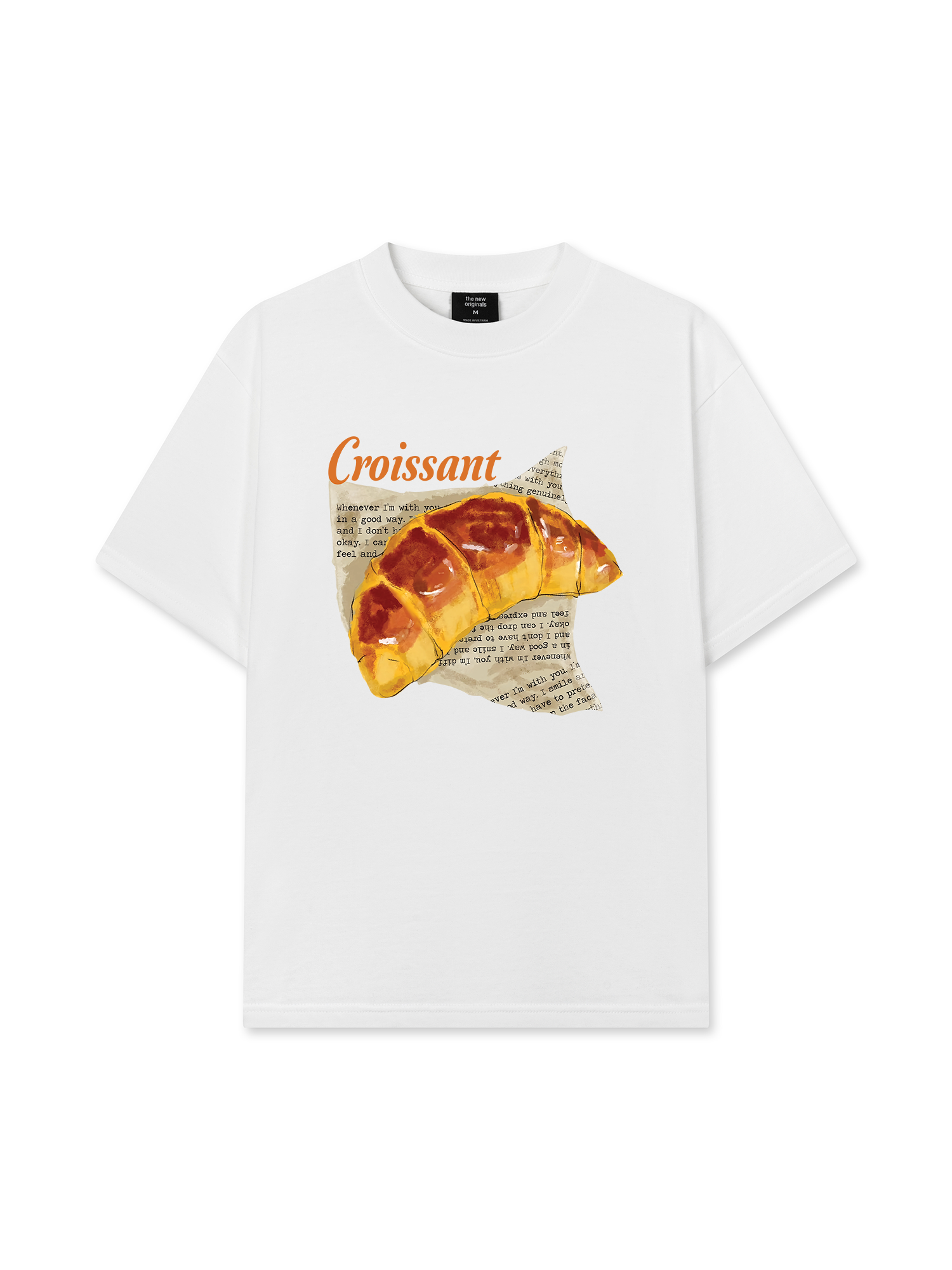 Áo Thun Relaxed Fit Croissant