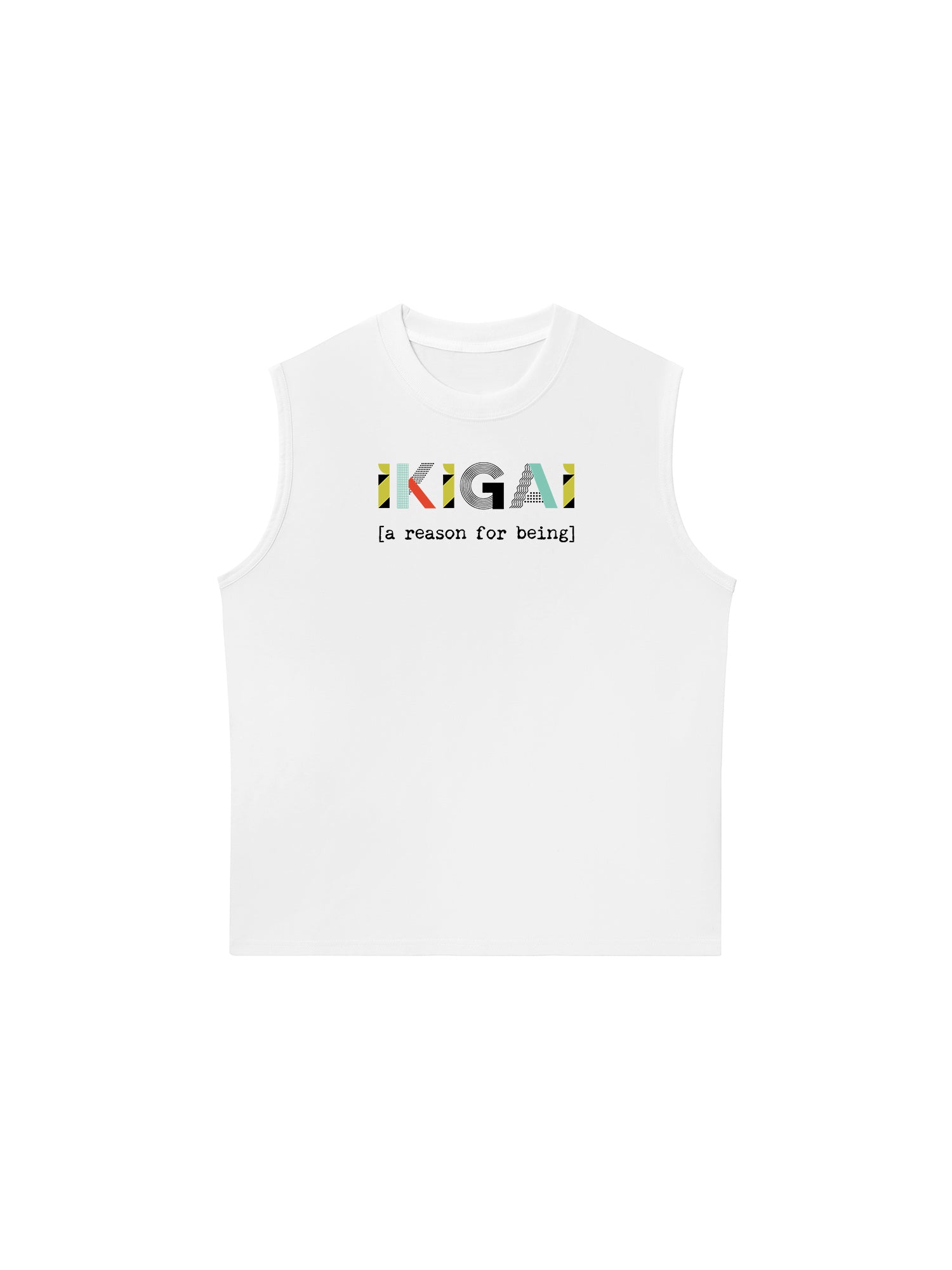 Áo Ba Lỗ Relaxed Fit Geometric Ikigai