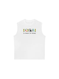 Áo Ba Lỗ Relaxed Fit Geometric Ikigai