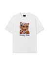 Áo Thun Relaxed Fit Crazy Cat