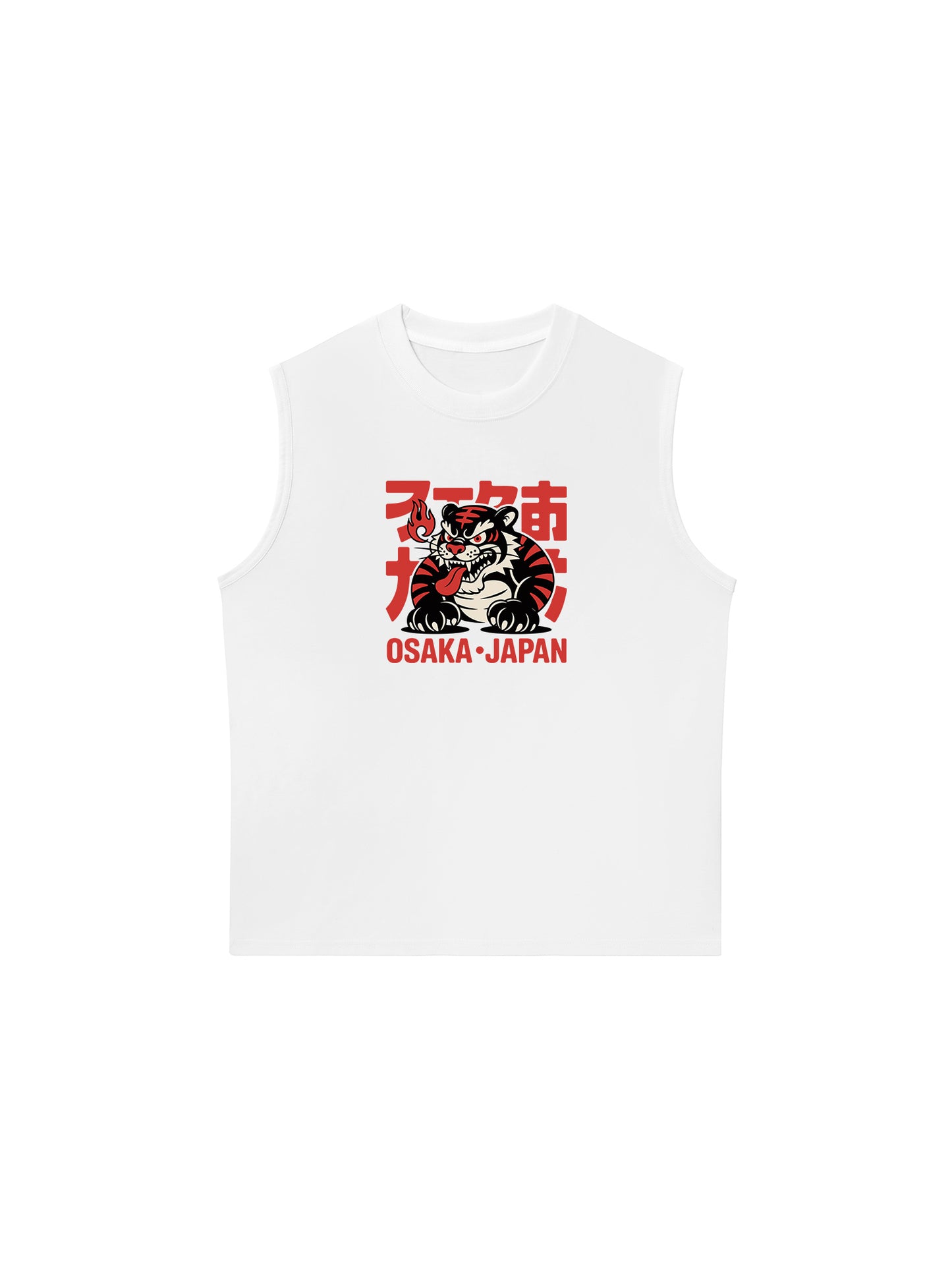 Áo Ba Lỗ Relaxed Fit Black Tiger