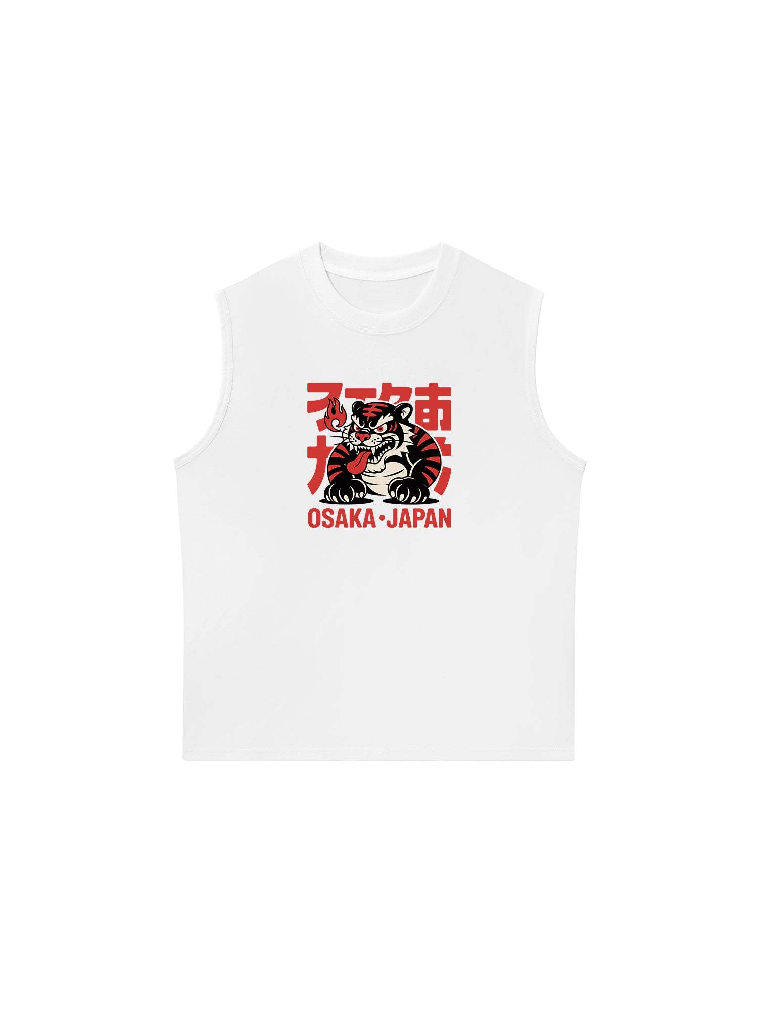 Áo Ba Lỗ Relaxed Fit Black Tiger