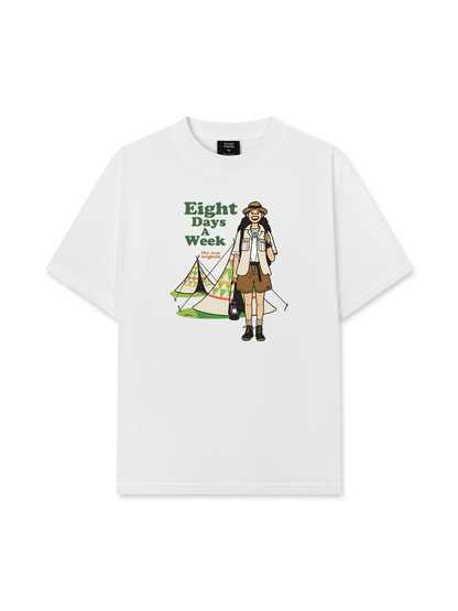 Áo Thun Relaxed Fit Eight Days A Week Girl