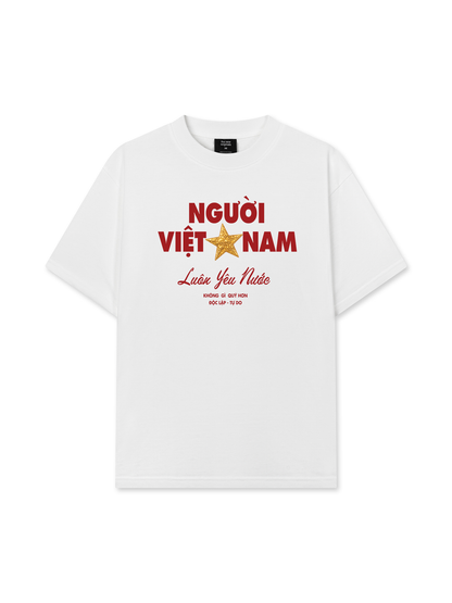 Áo Thun Relaxed Fit Người Việt Nam - Luôn Yêu Nước