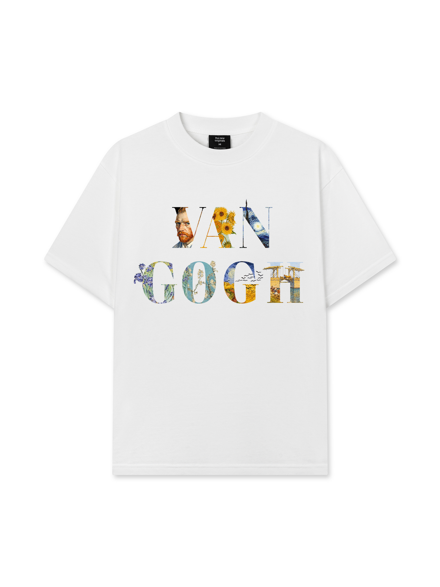 Áo Thun Relaxed Fit Masterpiece Van Gogh Typography