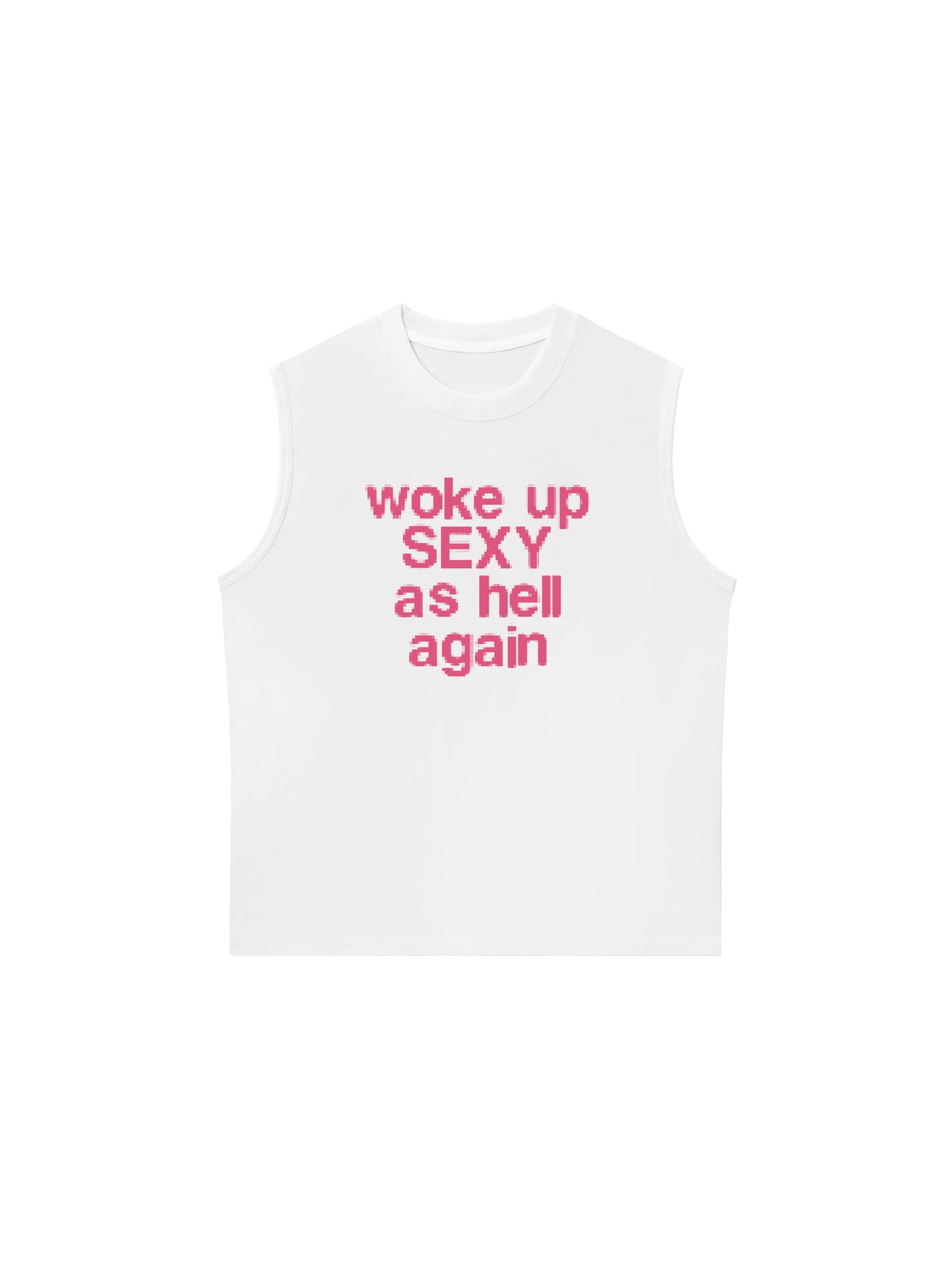Áo Ba Lỗ Relaxed Fit Life Vibe Woke Up