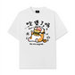 Áo Thun Relaxed Fit Sweet Pastry Cute Meow With Burger