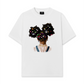 Áo Thun Relaxed Fit Colorful Diamond Hairpin Afro Girl