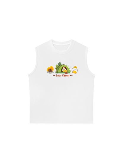 Áo Ba Lỗ Relaxed Fit Let_s Camp