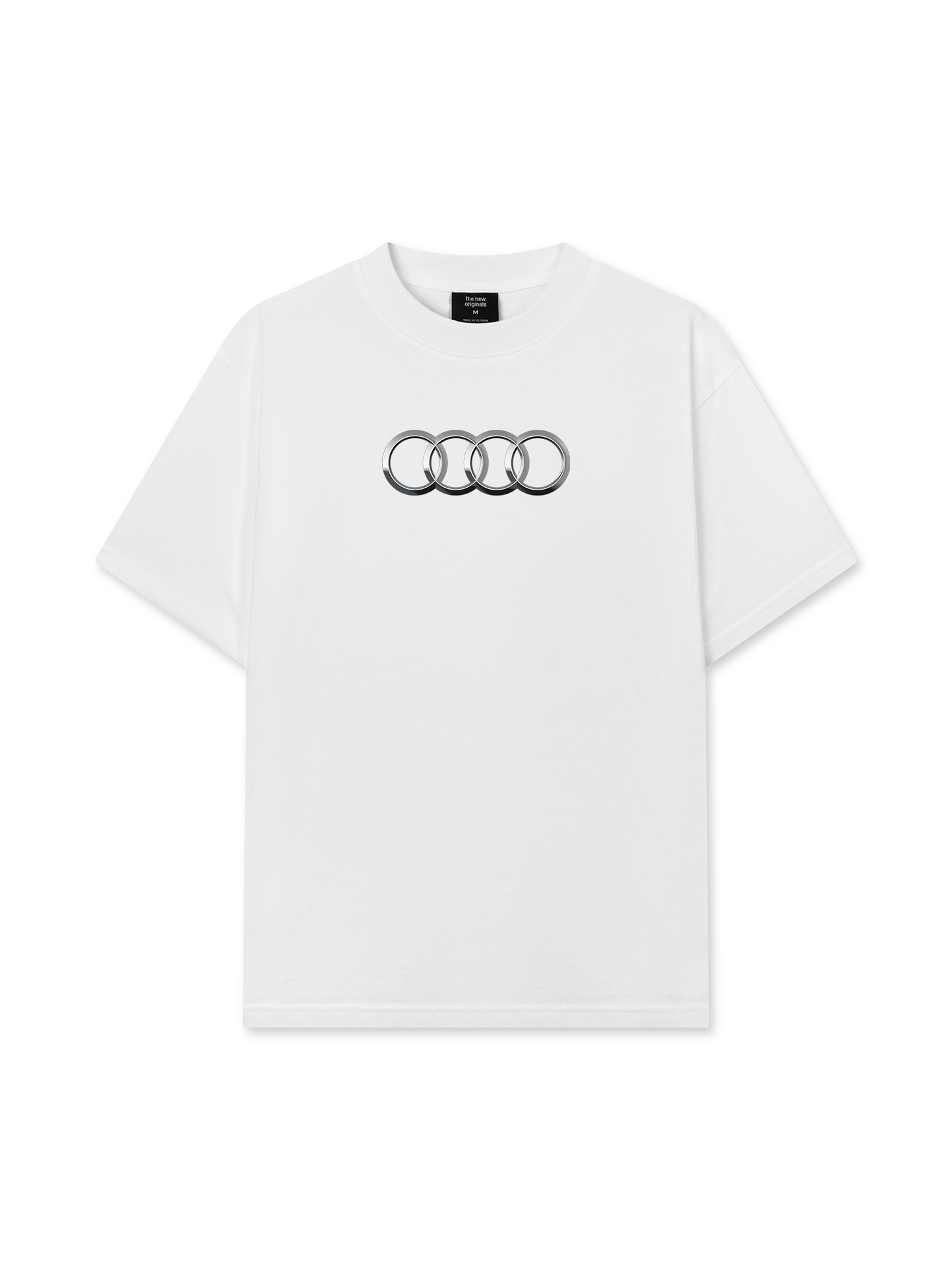 Áo Thun Relaxed Fit CAR AUDI Black & White