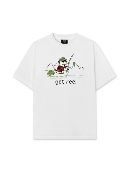 Áo Thun Relaxed Fit Go Outside Get Reel