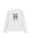 Áo Thun Dài Tay Animal Mood Meow Green Pink