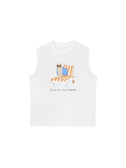 Áo Ba Lỗ Relaxed Fit Im Paw Sible