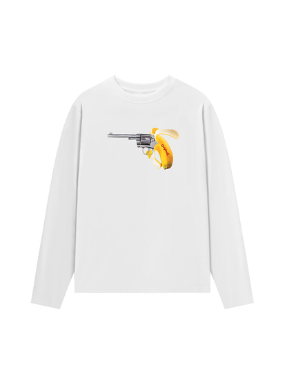 Áo Thun Dài Tay Fun Banana Gun
