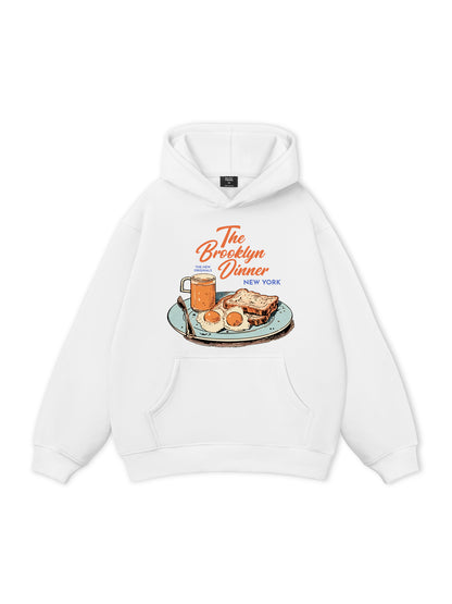 Brooklyn Diner Vintage Hoodie