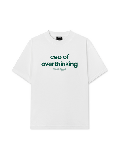 Áo Thun Relaxed Fit Ceo of Overthinking