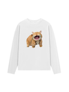 Áo Thun Dài Tay Animal Mood Funny Meow