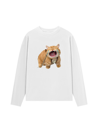 Áo Thun Dài Tay Animal Mood Funny Meow