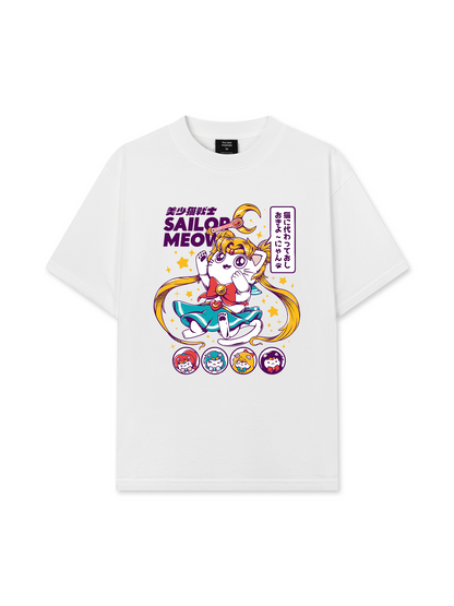 Áo Thun Relaxed Fit Sailor Meow