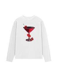 Áo Thun Dài Tay Seductive Night Cherry Goblet