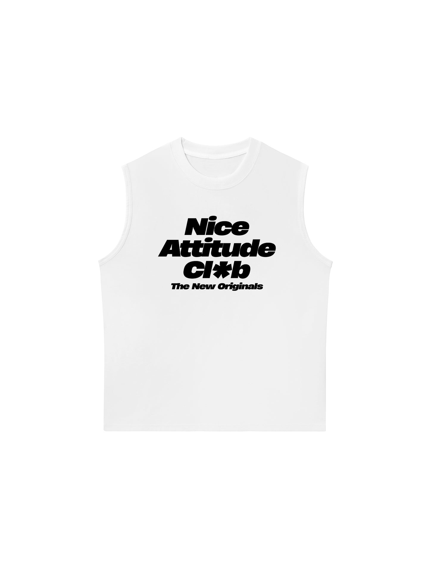 Áo Ba Lỗ Relaxed Fit  Life Vibe Nice Attitude