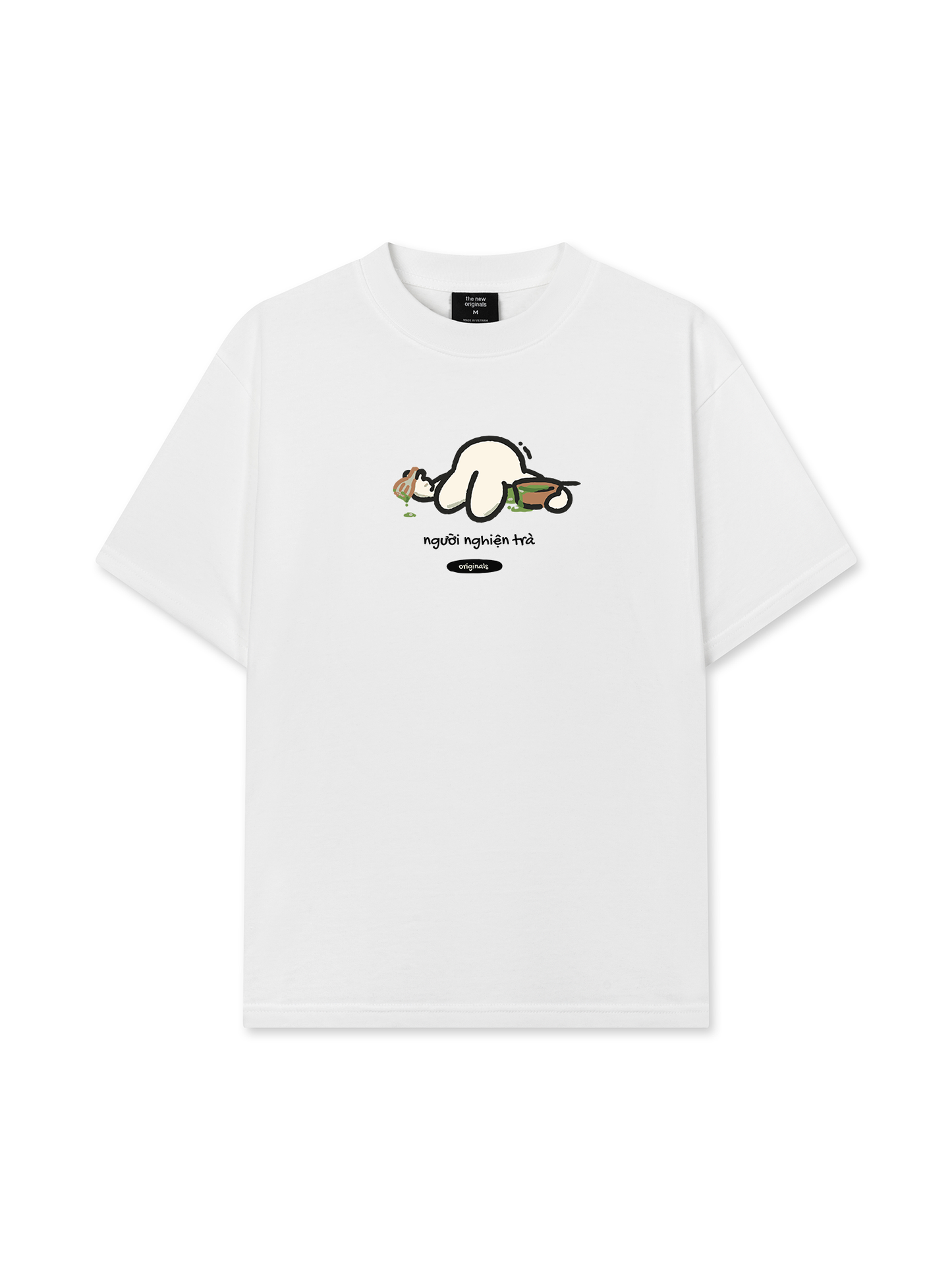 Áo Thun Relaxed Fit Người Nghiện Trà