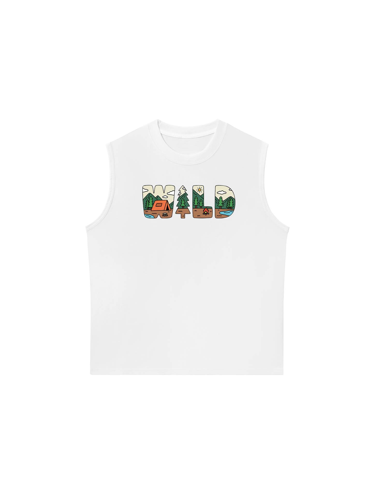 Áo Ba Lỗ Relaxed Fit WILD