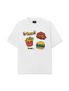 Áo Thun Relaxed Fit Sweet Pastry Burger Fry