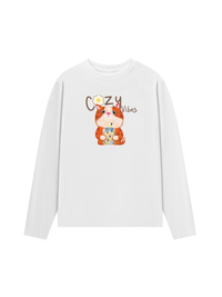 Áo Thun Dài Tay Cozzy Vibes Cat Egg