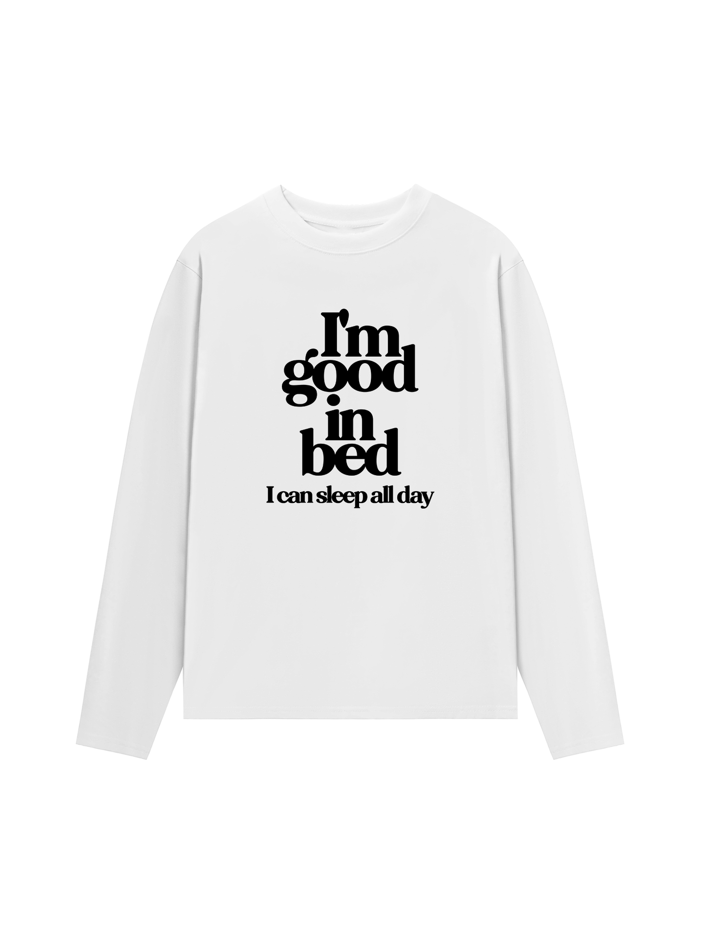 Áo Thun Dài Tay Life Vibe Good In Bed