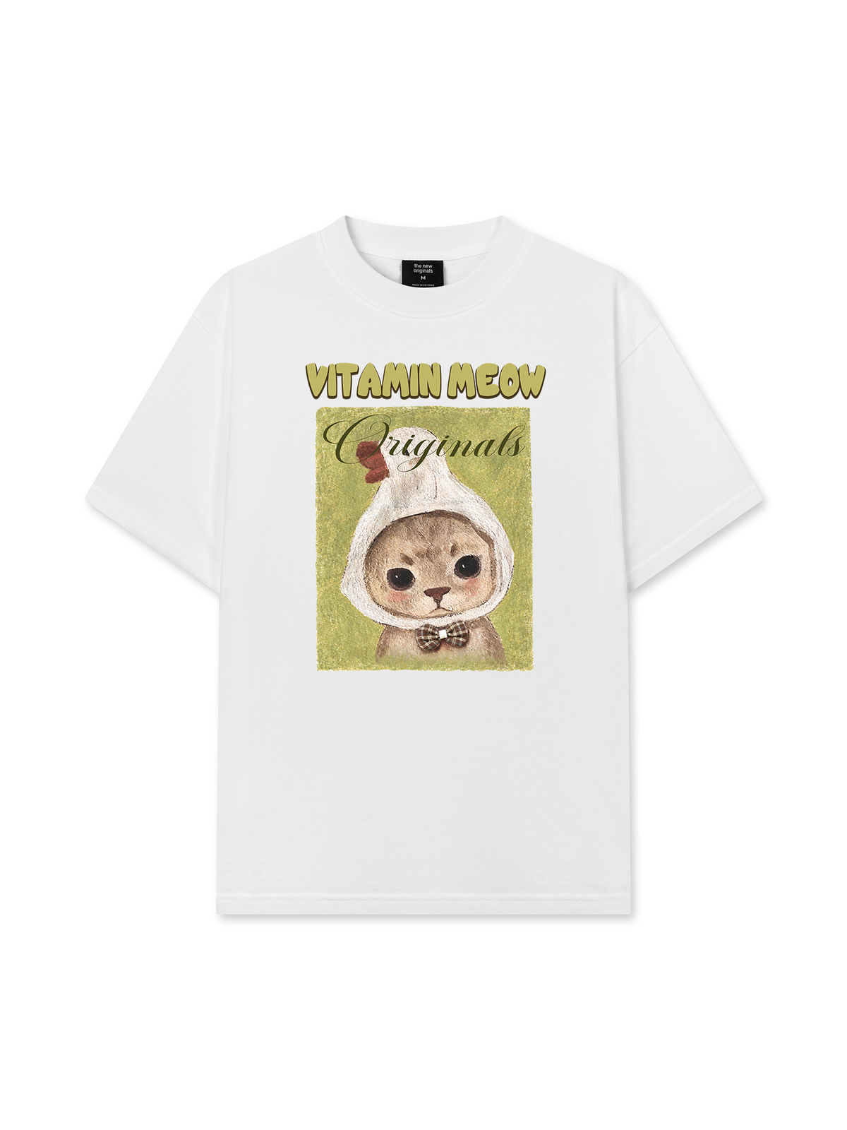 Áo Thun Relaxed Fit  Vitamin Meow With Duck