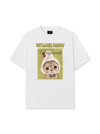 Áo Thun Relaxed Fit  Vitamin Meow With Duck