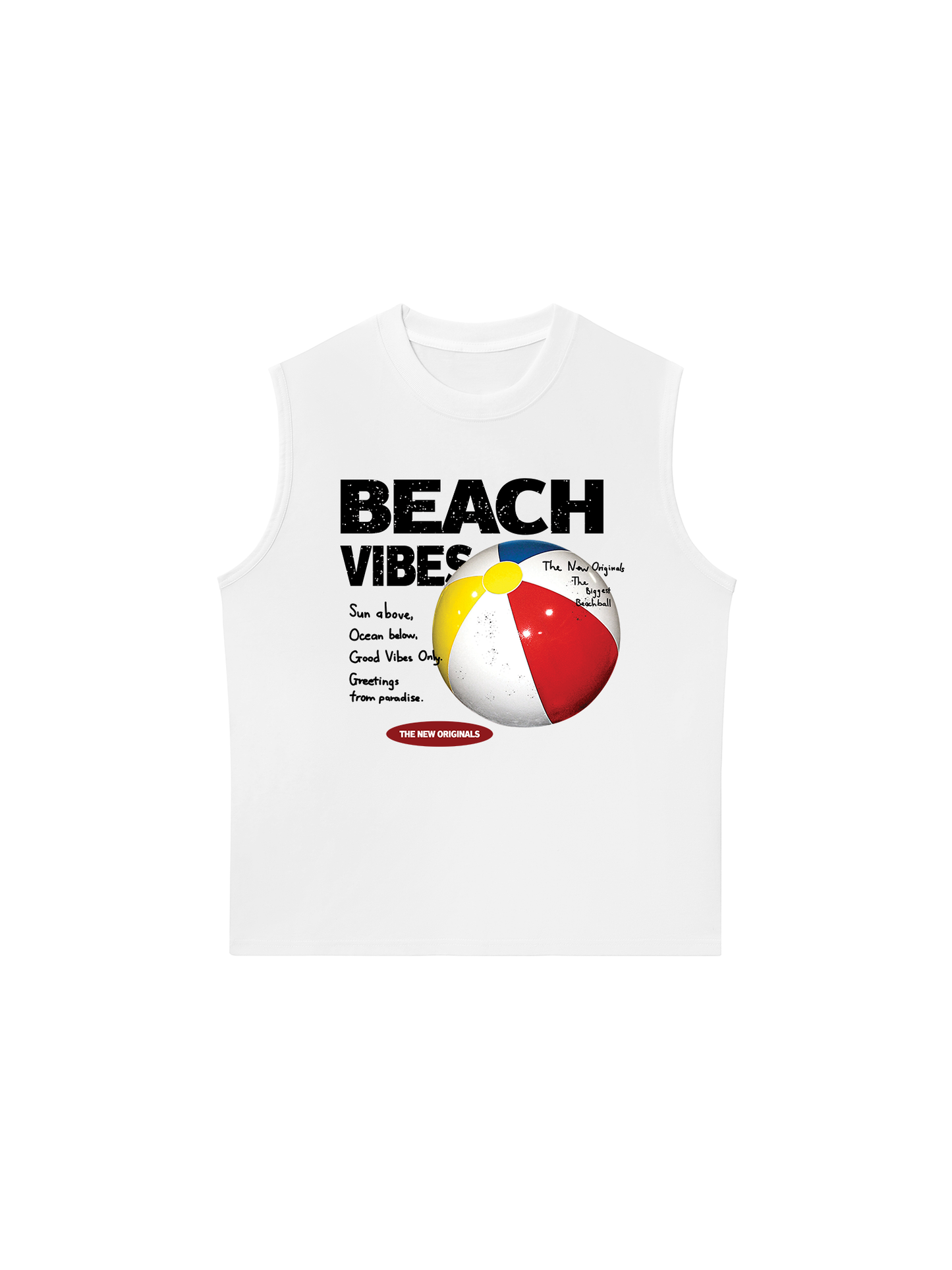 Áo Ba Lỗ Relaxed Fit Beach Vibes