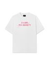 Áo Thun Relaxed Fit 2%Girl 98% Anxiety